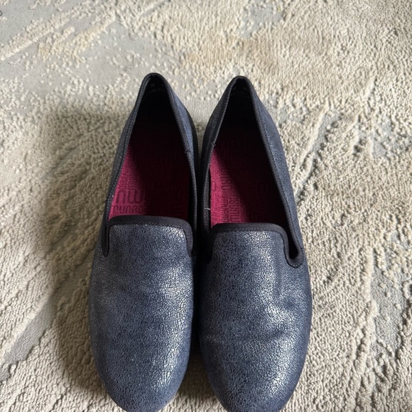 Munro flats loafers Barb Blue Printed Metallic Shoes comfort  Size 9 - Picture 12 of 13